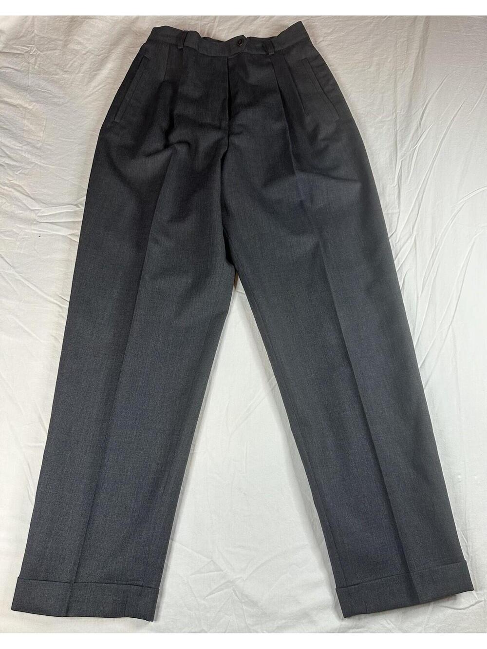 🩶✨ Vintage Austin Reed Petite Pleated Dress Pants Gray Size 4 ✨🩶